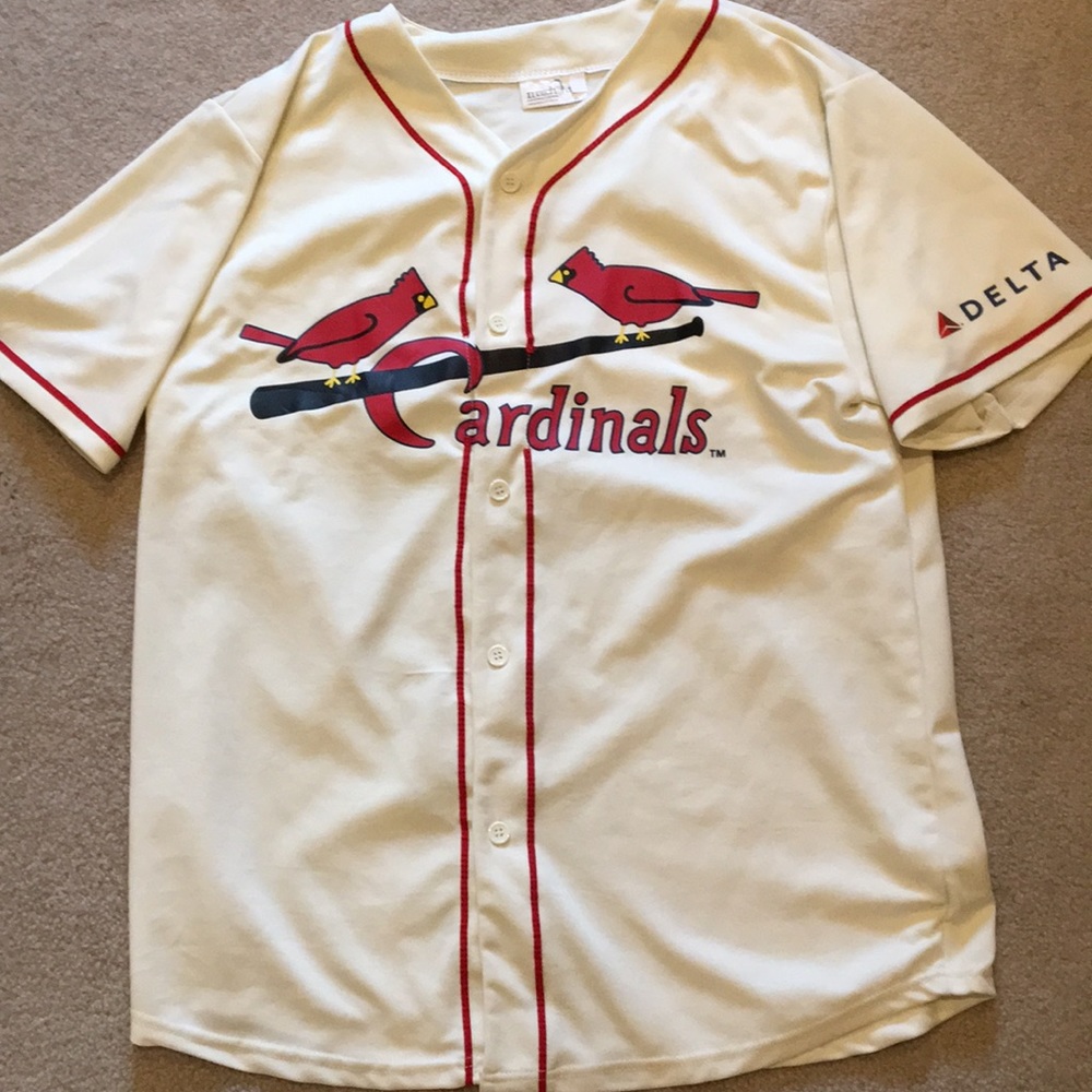 #2 RED SCHOENDIENST Cardinals throwback jersey